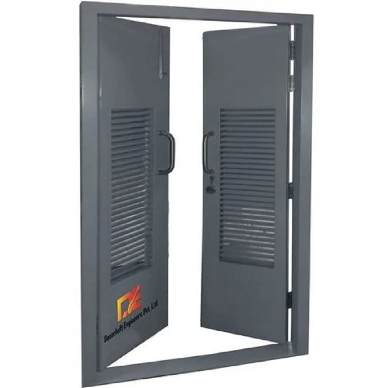 Semi Louvered Fireproof Door