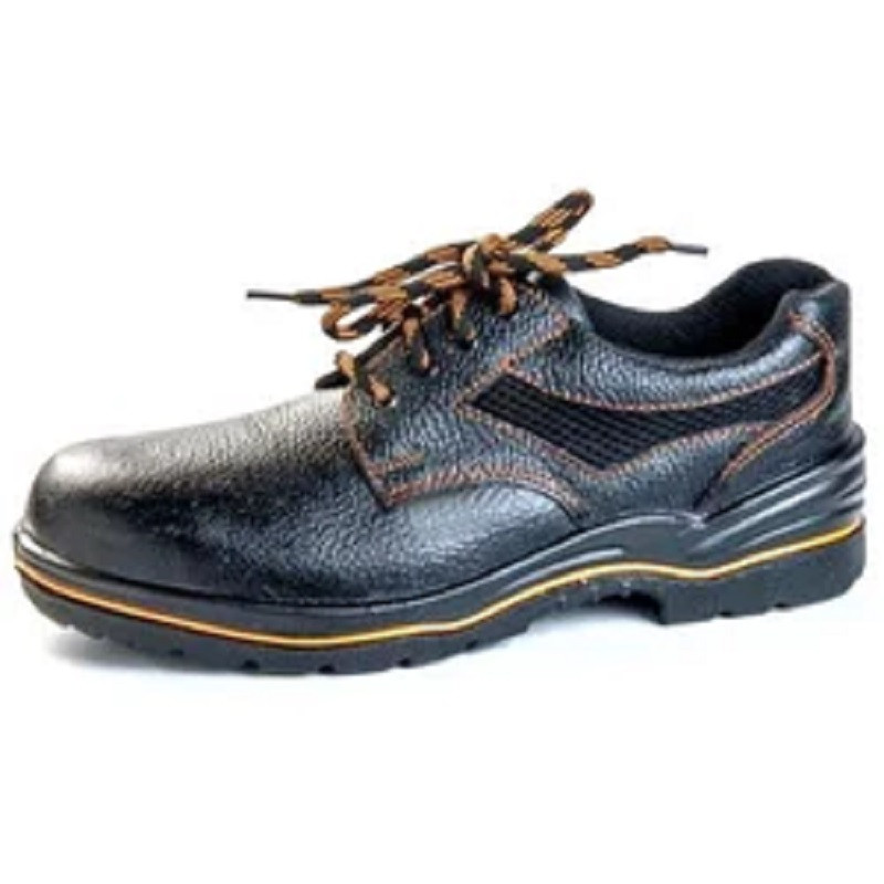 Black Leather Safety Shoes