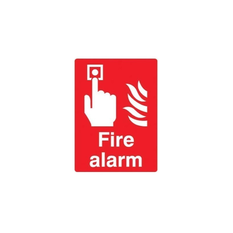Fire alarm sign board