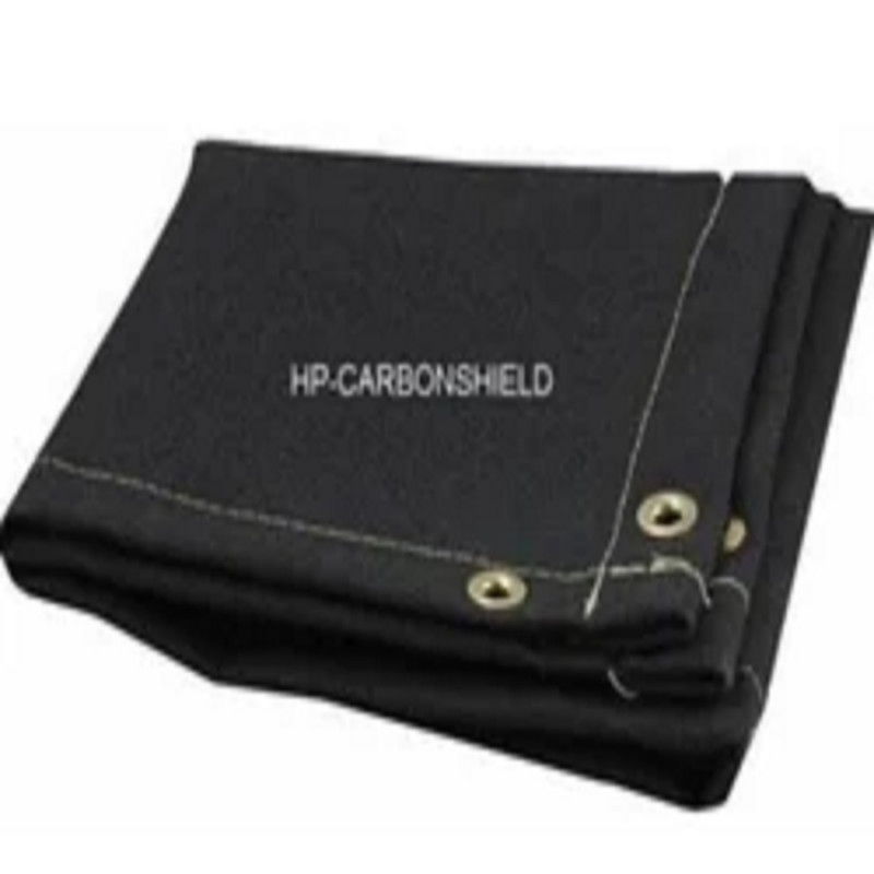 Graphite Coated Fiberglass Fire Blanket