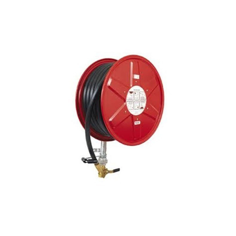 Local Hose Reel Drum with 19mm Thermoplast ISI Hose 30mtr length & Nozzle