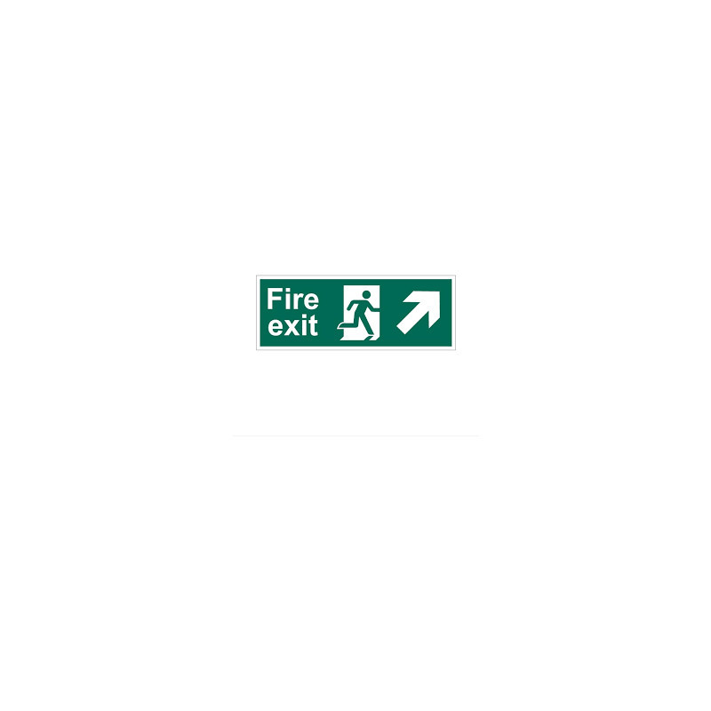 FIRE EXIT RIGHT SIDE ARROW