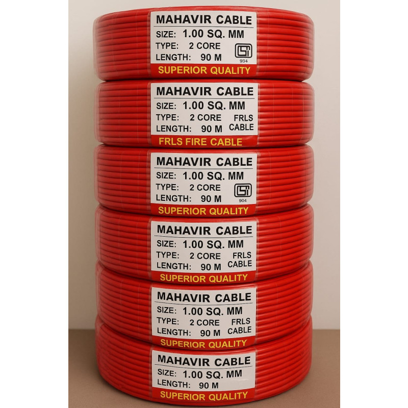 1.0 sq mm x2 core fire 🔥 cable