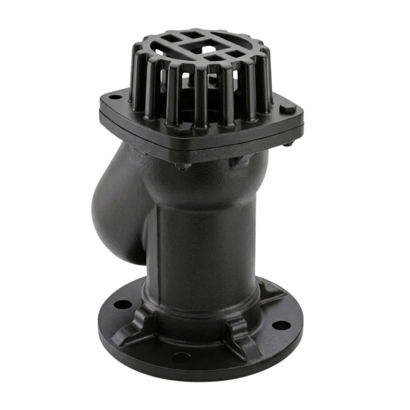 CI Foot Valve with Strainer
