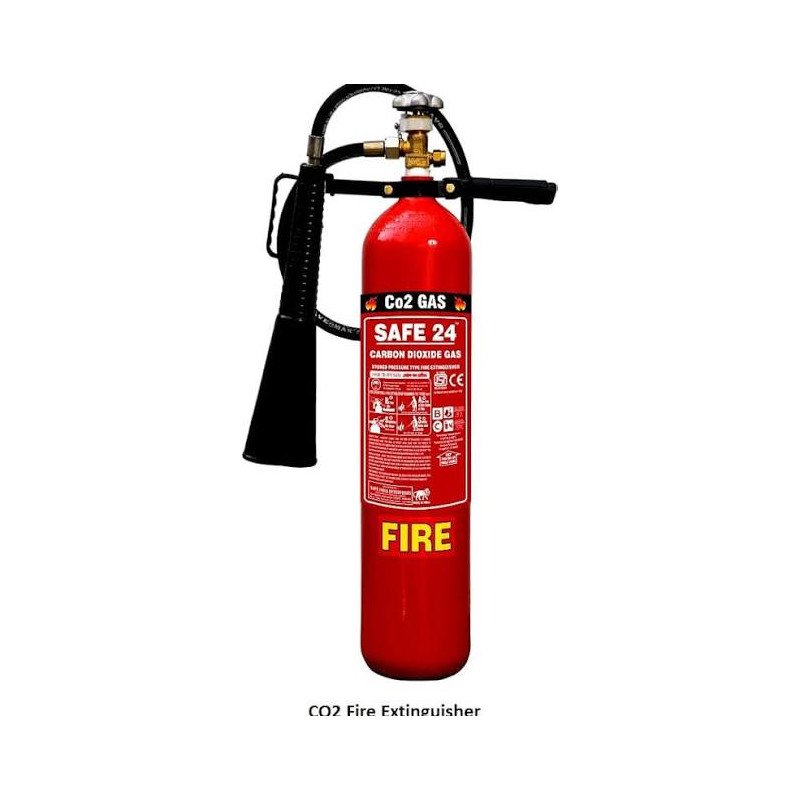 CO2 Type Fire Extinguisher of Cap. 4.5 kg confirms to IS 15683, bearing ISI mark.