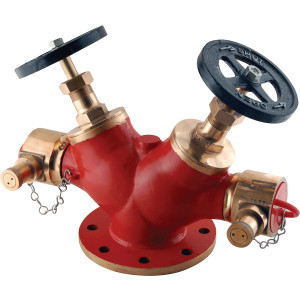Double Headed Gun Metal Fire Hydrant Valve