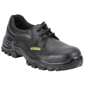 MVS 7 Black Leather Safety Shoe