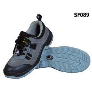 SF043 Egret Leather Fire Safety Shoes
