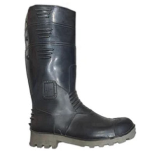 Safety Leather Gumboots