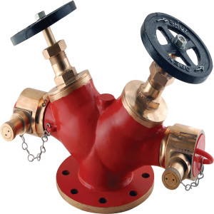 Double Headed Gun Metal Fire Hydrant Valve