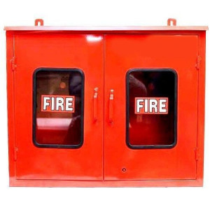Double door hose box