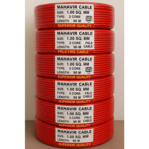 1.0 sq mm x2 core fire 🔥 cable