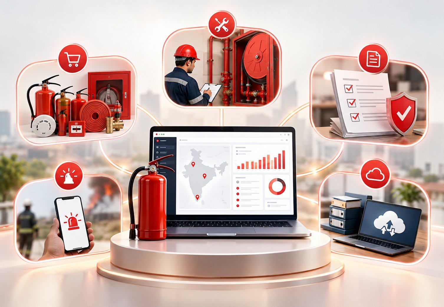 Buzaao platforms: ecommerce, services, compliance, alerts and cloud